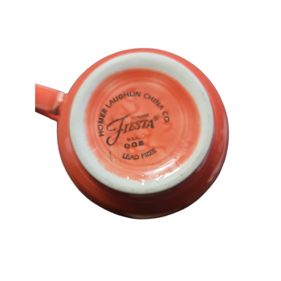 Fiesta by Homer Laughlin Orange Tea Cup - Picture 3 of 3